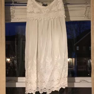 White dress with details